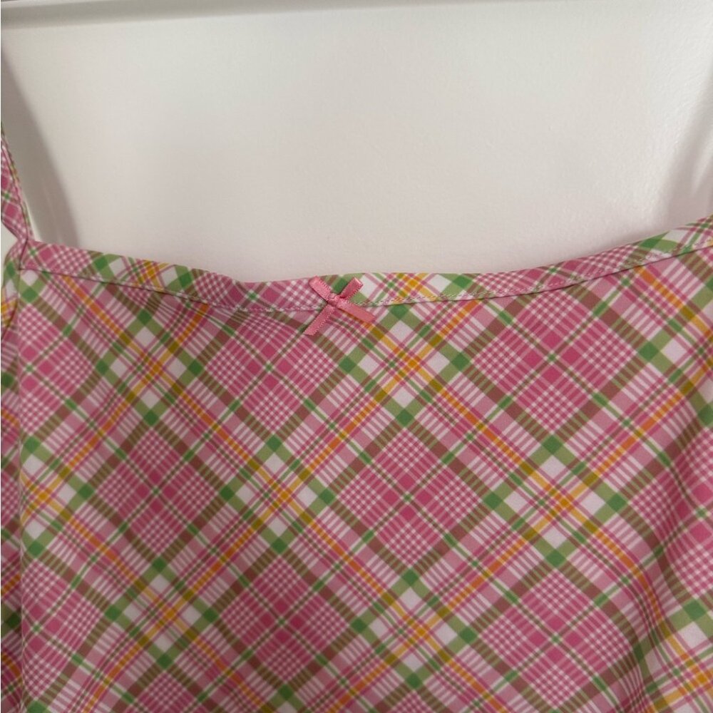Frankies Bikinis x PINK Victoria's Secret Multicolor Pink Plaid One-piece Swim - Picture 3 of 6